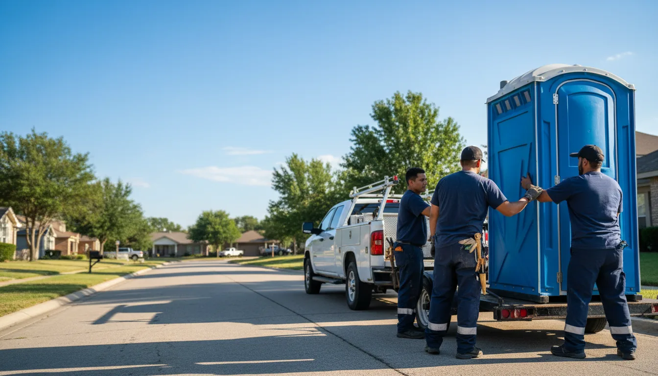 Portable Toilet Rental in Forsyth, IL near me
